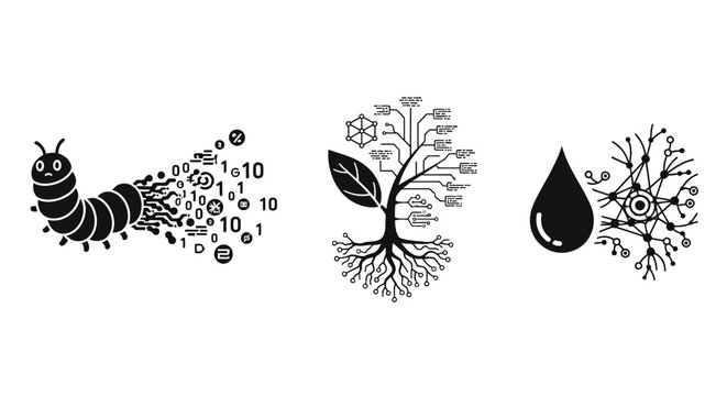 Biotechnology Concept: From Organic Life to Digital Future
