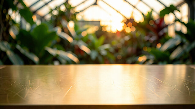 Sharp Empty Brushed Warm Brass Surface W 014