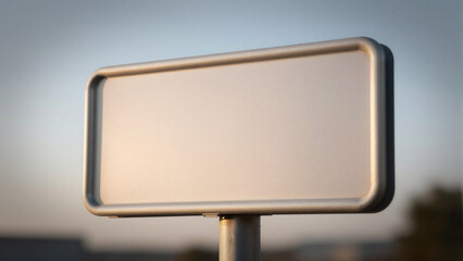 Fototapeta premium blank white billboard