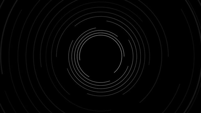 High speed blue dot abstract technology background digital fiber hi tech concept. speed light circle line dot motion blur on dark background, data transfer simulation.