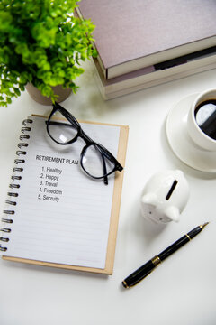 Piggy bank saving for financial wellness and retirement planning of seniors.  Financial Wellness for retirement Concept