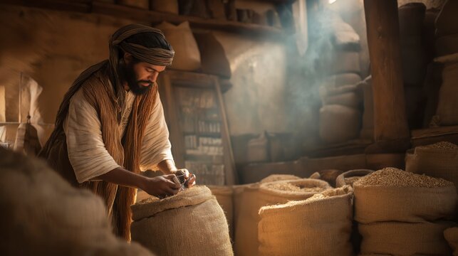 Joseph&rsquo;s servant secretly places the silver cup into Benjamin&rsquo;s sack among the grain, setting in motion a test that would reveal the character, loyalty, and transformation of Joseph&rsquo;s brothers.
