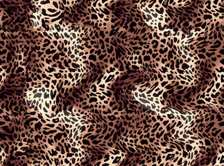 Naklejka premium abstract animal skin pattern vector seamless