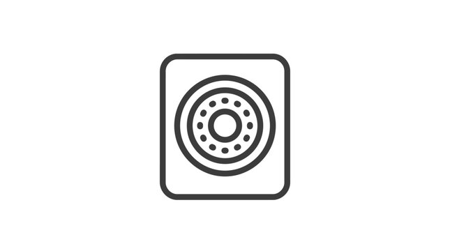 Audio device icon flat vector 202606211641