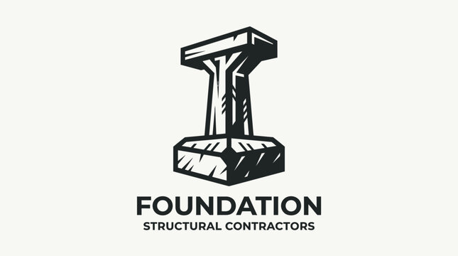 Foundation Structural Contractors Logo Design.