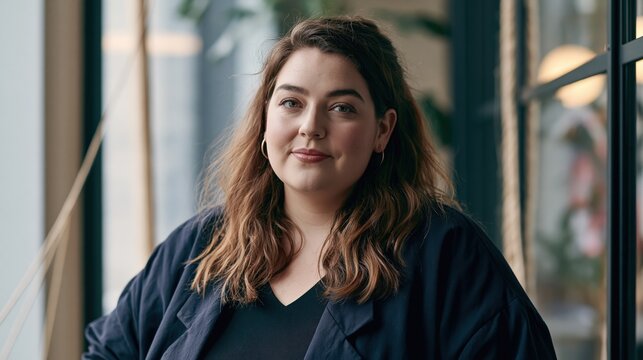 Fractional Executive Young British Plus Size Consultant