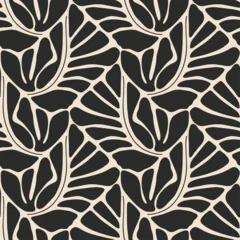 Seamless Botanical Pattern Elegant Floral Leaves Design © C Design Studio