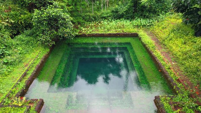 Temple Pond, Nellithirtha Temple, Nellithirtha Shree Somanatheswara Guhalaya