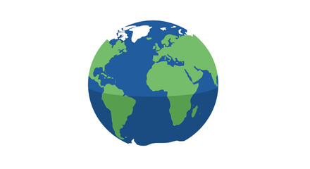 Obraz premium Globe Earth Planet World Map.