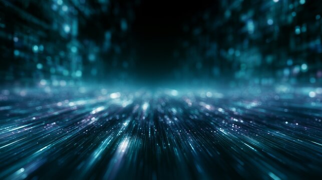 Enterprise AI oversight background with fast data streams and monitoring grid