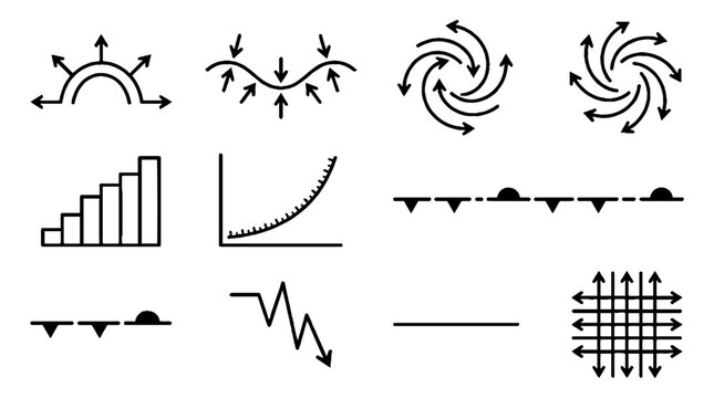 Collection of Hand Drawn Business Infographic Elements and Statistical Charts.