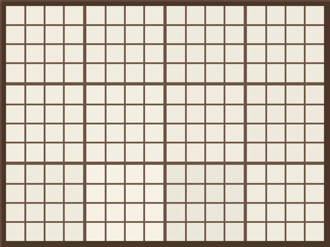 Kumiko Latticework Japanese Screen Design