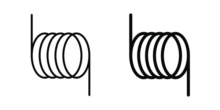 Wire coil icon