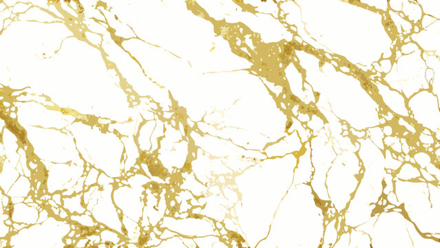 Gold marble pattern with white background featuring intricate veins and a polished surface abstract aesthetic beige