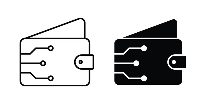 Cryptocurrency wallet icon