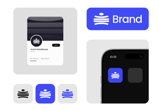 Icon Mockup PSD Template