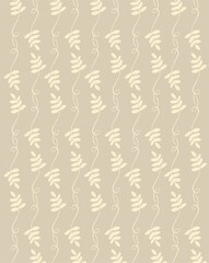 Fototapeta premium Pre-made background of isolated elements in a flat style. Modern digital illustration suitable for covers, cards, and designs. 