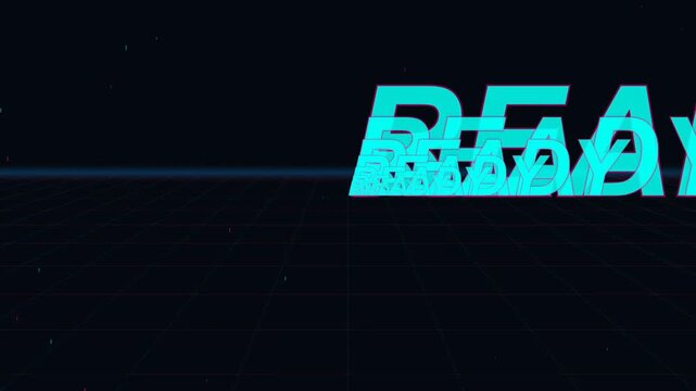 Futuristic Text Animation: "Are You Ready?"