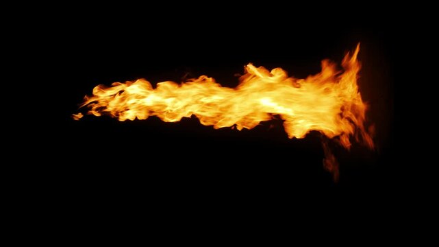 The fire colum goes up 2 meters and hits the ceiling,  . prekeyed with alpha channel