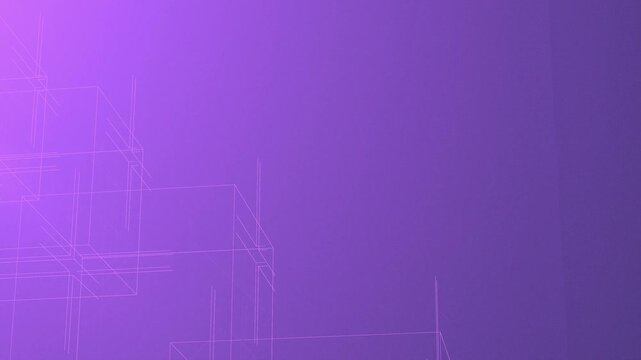 Future tech blueprint 3D architecture lines, engineering concept background, digital design grid, innovation planning, abstract structure, calm purple light, technology