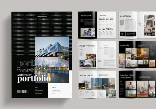 Architecture Portfolio Design Layout