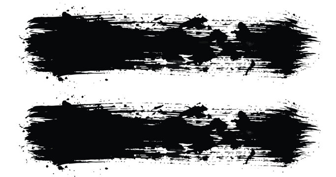 "Brush Stroke Equal Icon with Textured Parallel Lines Representing Abstract Minimalist Design"