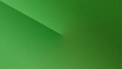 Abstract Sharp Diagonal Conical Gradient Background with Vibrant Green and Emerald Grainy Noise Texture © rehmat