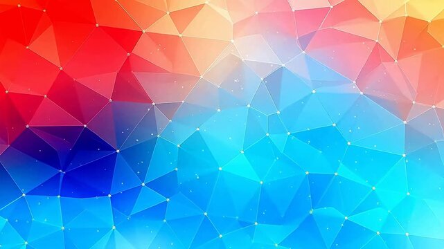 Digital technology abstract polygonal structure connection background