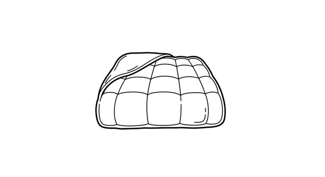 Simple line drawing of a pineapple illustration.
