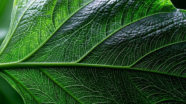 Tropical Leaf Vascular Network Macro