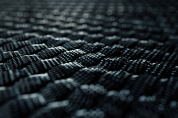 Fototapeta premium Black carbon fiber texture background