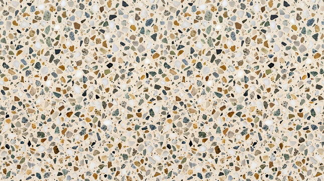 Modern Terrazzo Texture with Neutral Stone and Earthy Speckles