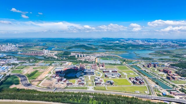 Huazhong University of Science and Technology Campus Aerial View, Wuhan