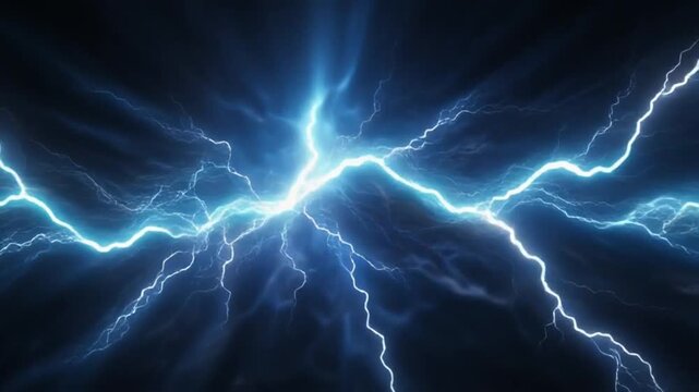 Stylized lightning wave sweeping horizontally across frame, with dynamic refractive glow and realistic atmospheric ripples, set against a clean bright high contrast background