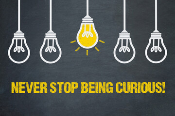 Obraz premium Never stop being curious!
