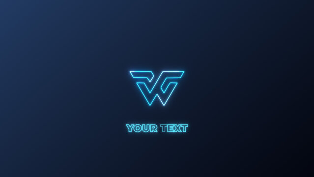 Neon Sign Logo Reveal &ndash; Cyberpunk Glow Intro for Gaming, Esports & Streaming Channels