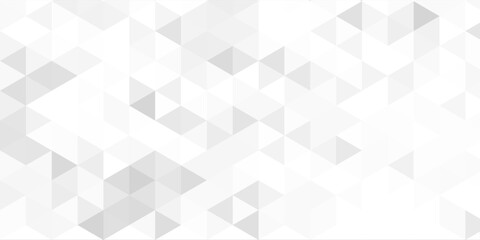 Obraz premium Abstract white background with silver effect. Light gray colour texture. Grey blue modern pattern. Gradient textur. Triangle patern. Triangular backdrop. Design bg business print