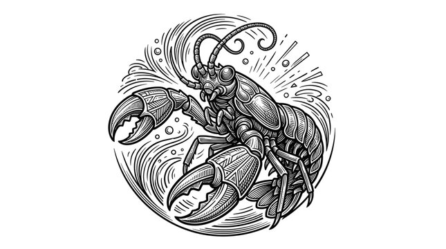 Scorpio Zodiac Astrology Symbol.