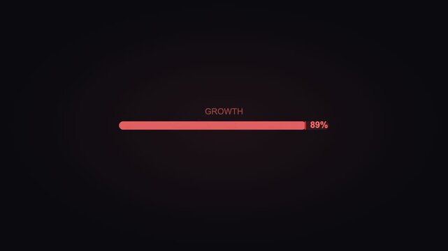 Coral Progress Bar Achievement Animation