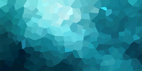 Abstract green Geometric Mosaic Background with Polygon Pattern Texture. © Liza