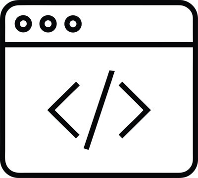 Browser Icon | Web Browser Tab Icon | Favicon Vector | UI & UX Icon