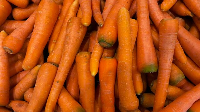 Fresh, premium-quality carrots. Clean, large, and incredibly fresh, these vegetables offer numerous health benefits.