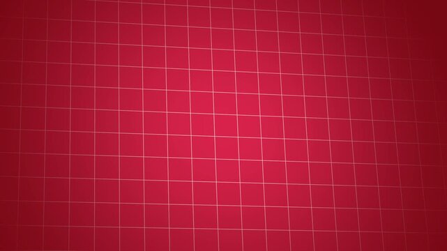 Modern Digital Wireframe Pattern Video Showcasing Minimalist Maroon Vignette Background