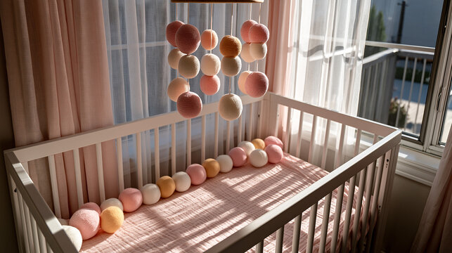 Peaceful Nursery With Mobile