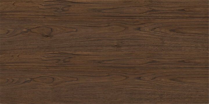 Deep chocolate brown wood texture background with smooth straight grain for modern interior and premium branding design