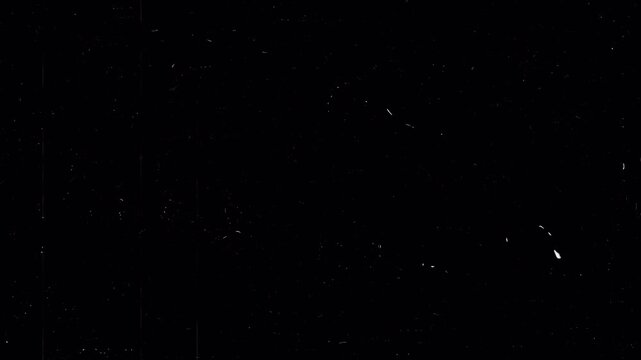 Film grunge with rewind icon overlay. Rewind VHS tape with Distorted Signal Glitch, Old vhs rewind icon, overlay footage, transparent background.4K Video