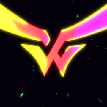 Epic Neon Glow Logo Reveal with Light Beam Sweep and Starfield Background &mdash; Social Feed Brand Promo and Event Intro