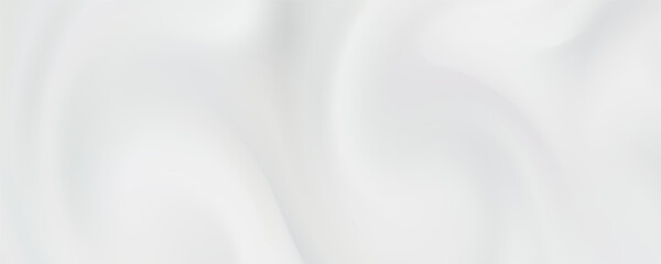 Fototapeta premium White gray satin texture that is white silver fabric silk panorama background with beautiful soft blur pattern natural. vector illustration