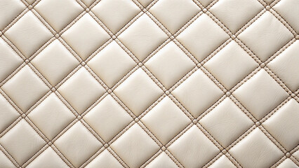 Obraz premium Luxury quilted leather texture with button tufted diamond pattern