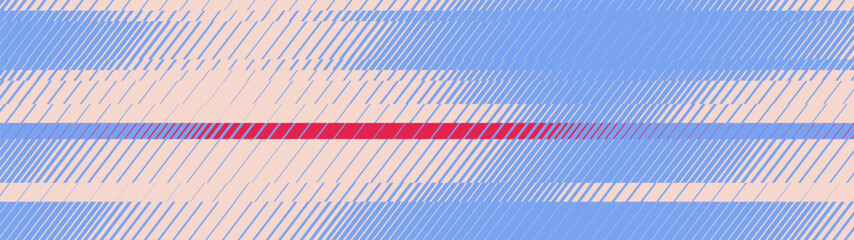 Naklejka premium Minimalist ripple geometric transition stream background with pastel blue technical slice and vibrant red laser horizontal ray abstract striped linear gradient pattern with dynamic digital glitch art
